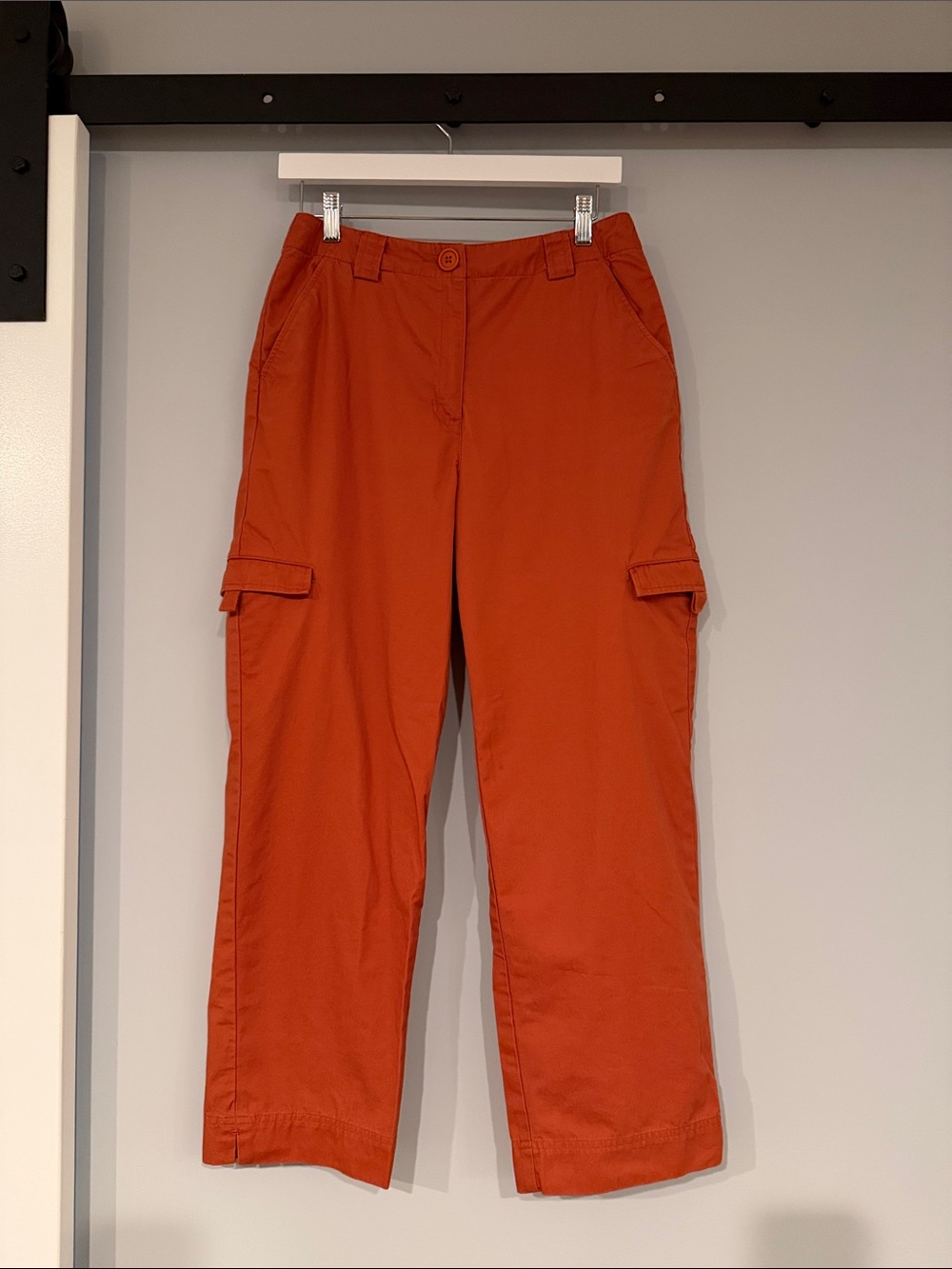 Talbots 100% Cotton Rust Color Women's Cargo Pants